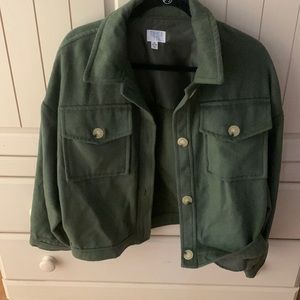 Womens shirt jacket